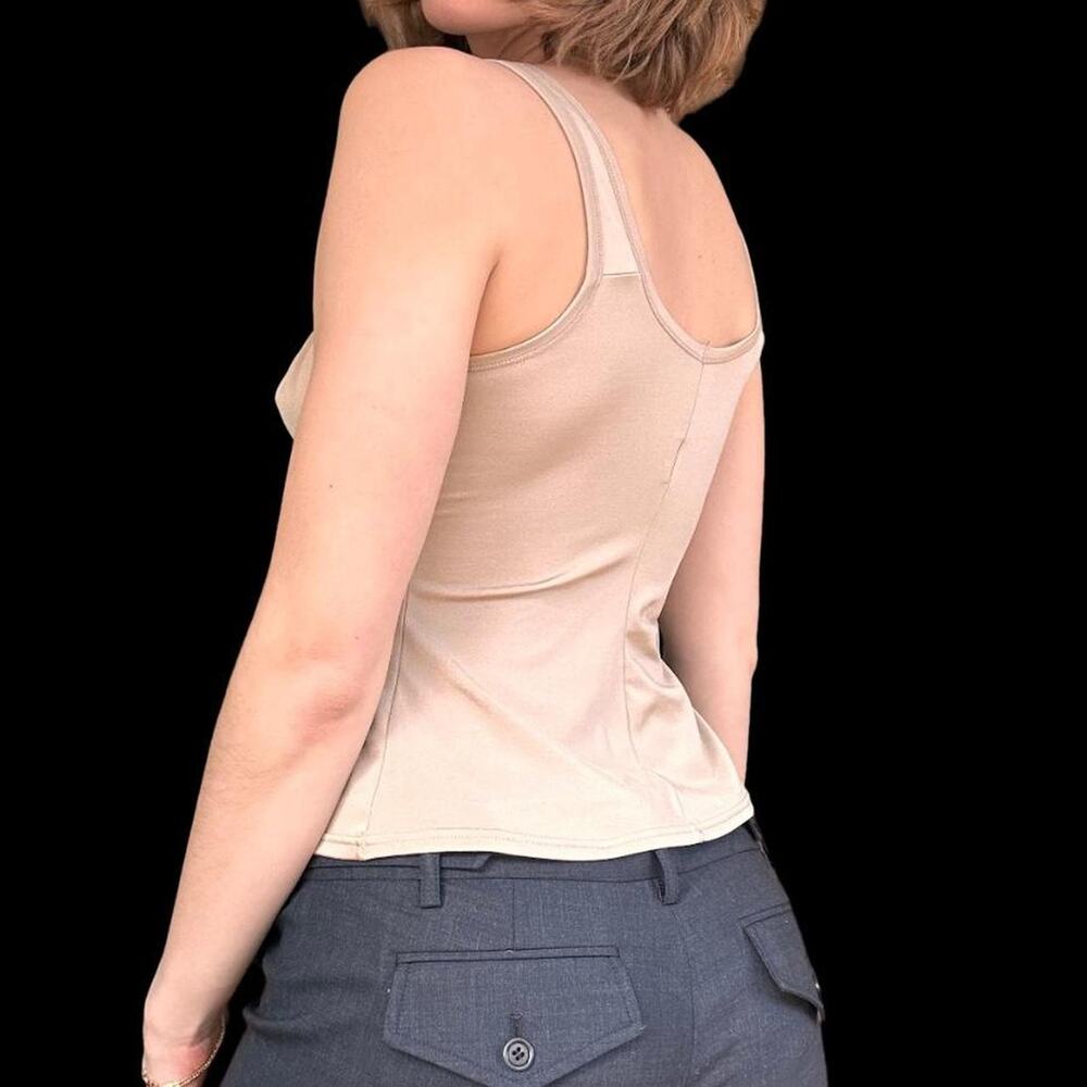 Shapewear fitted body hugging tank top nude gold - Picture 2 of 8